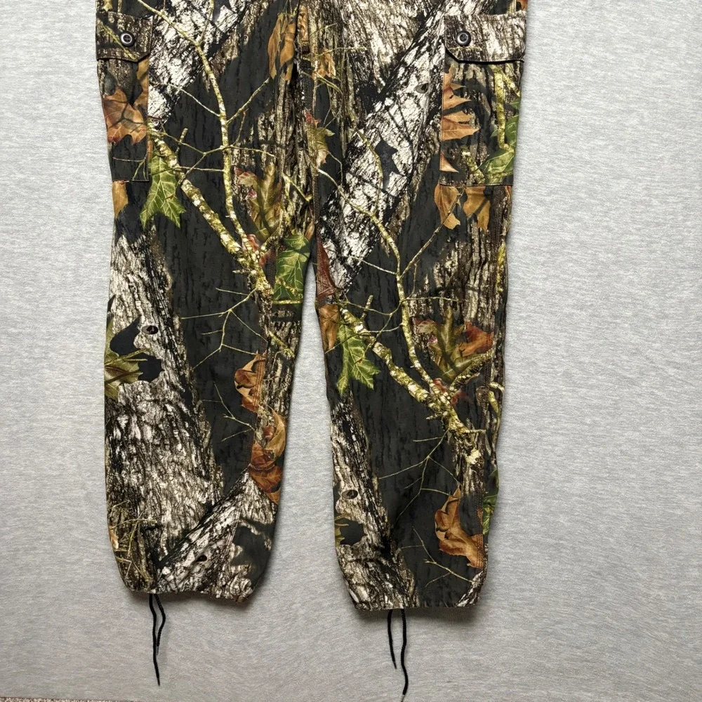 Liberty Mossy Oak Camo Cargo Pants adjustable Waist Hunting Outdoor Men L 38X30